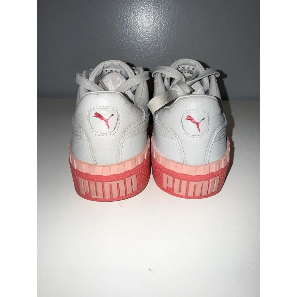 Puma California Chase Tennis Running Shoes Womens Size 7C Gray Leather 370669-04